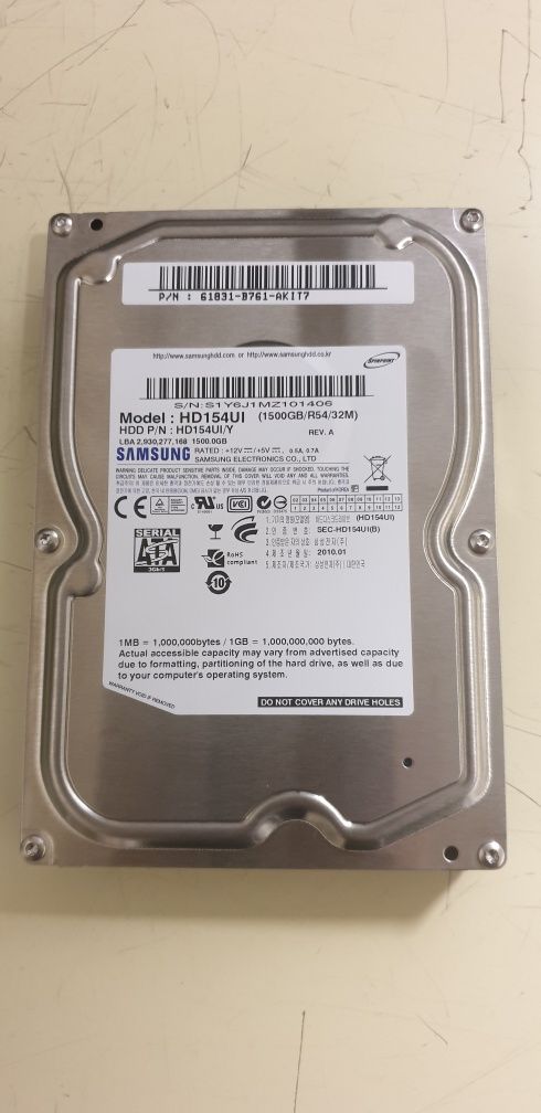 HD Seagate 4TB Iron Wolf Nova / Samsung 1500GB/R52/32M