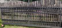 Brama wjazdowa przesuwna metalowa metaloplastyka