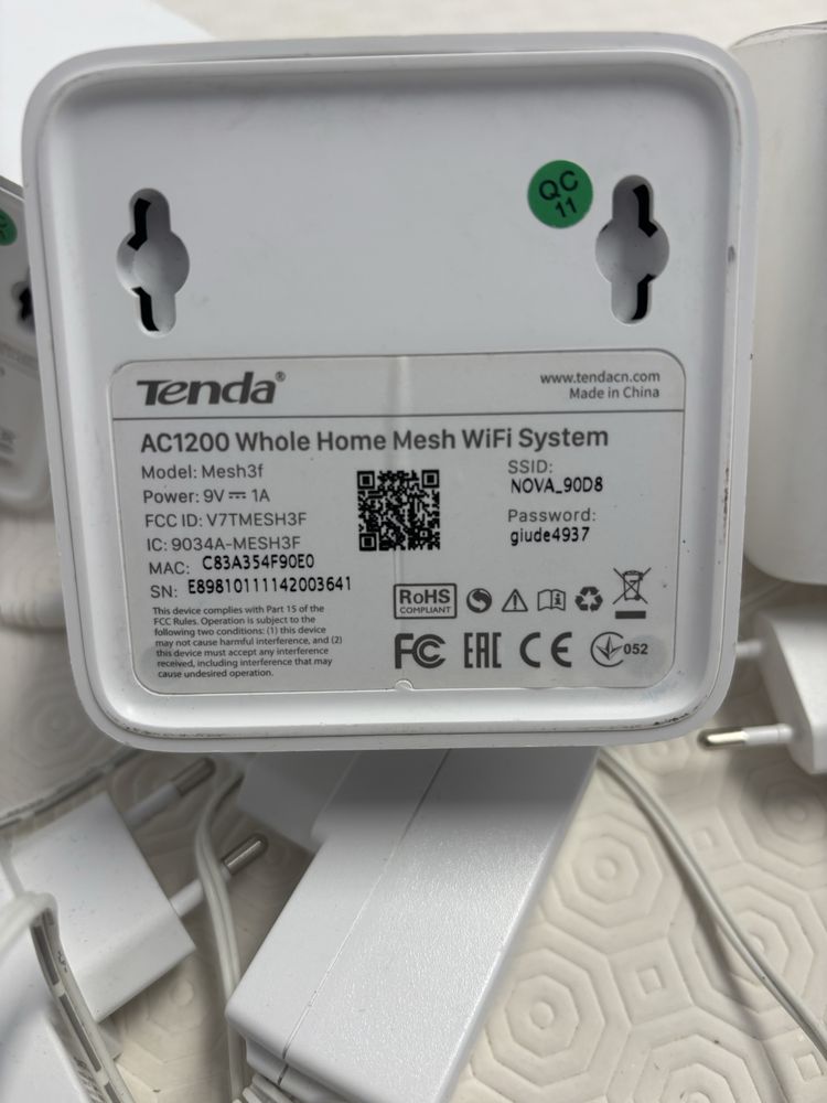 Mesh Tenda 3 unidades, repetidor de wi-fi