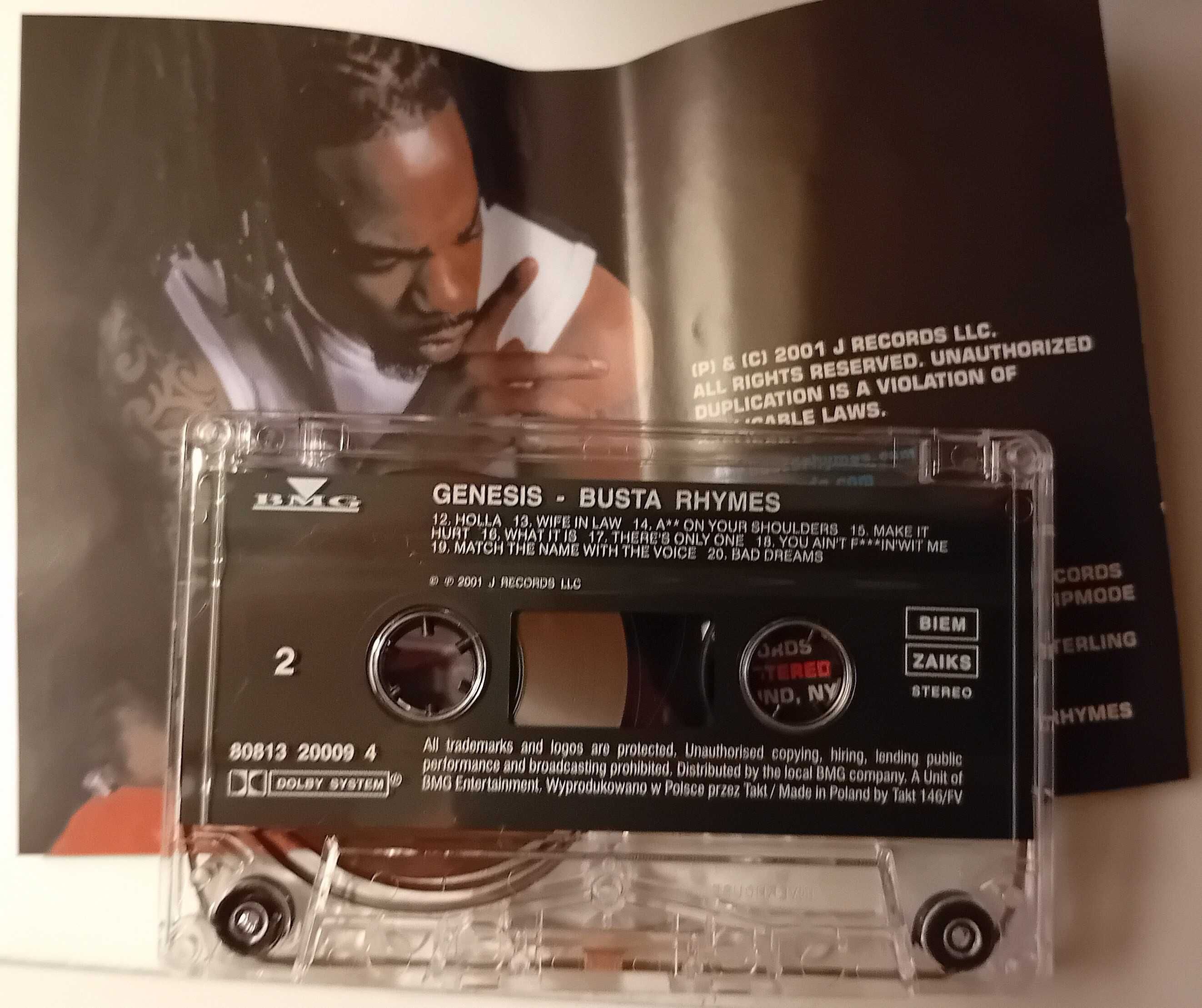 Busta Rhymes - 3 kaset (The Coming / Genesis / Anarchy)