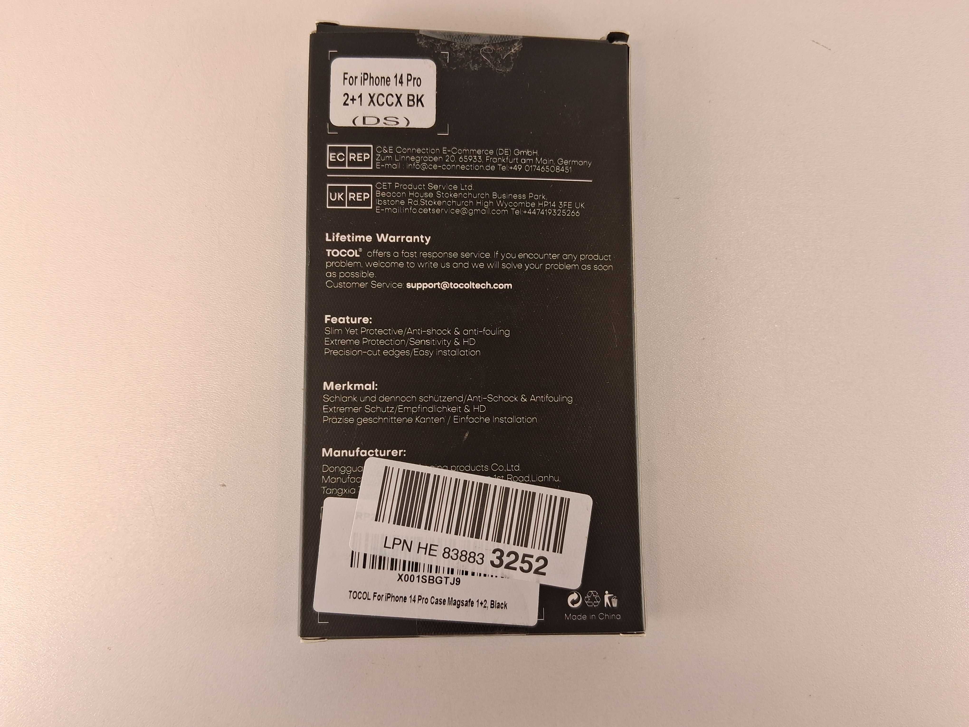 Y152 Etui Tocol MagSafe oraz Szkła Hartowane do iPhone 14 Pro