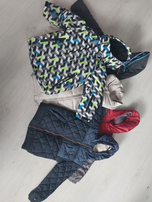 3 kurtki  zimowe, 3szt , kurtka zimowa,bardzo dobry st