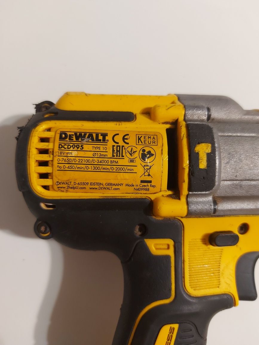 Wkrętarka 18V Dewalt dcd 995 super mocna + uchwyt do paska