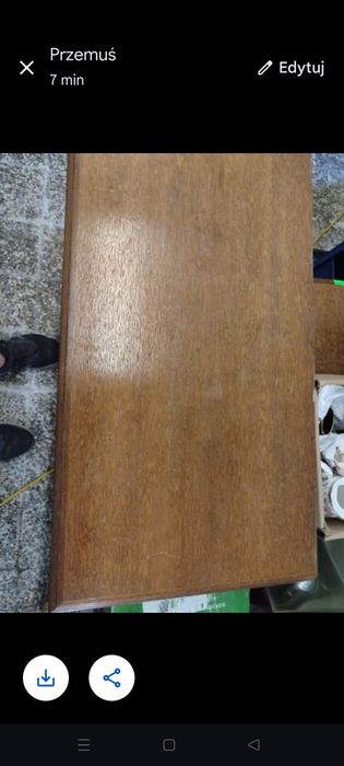 Dębowa komoda ludwikowska