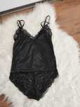 Body koronkowe transparent XS