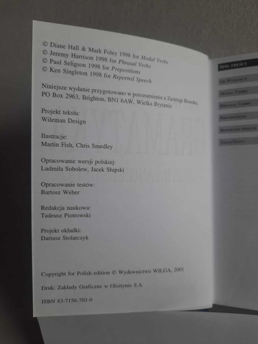 Książka: Gramatyka języka angielskiego
