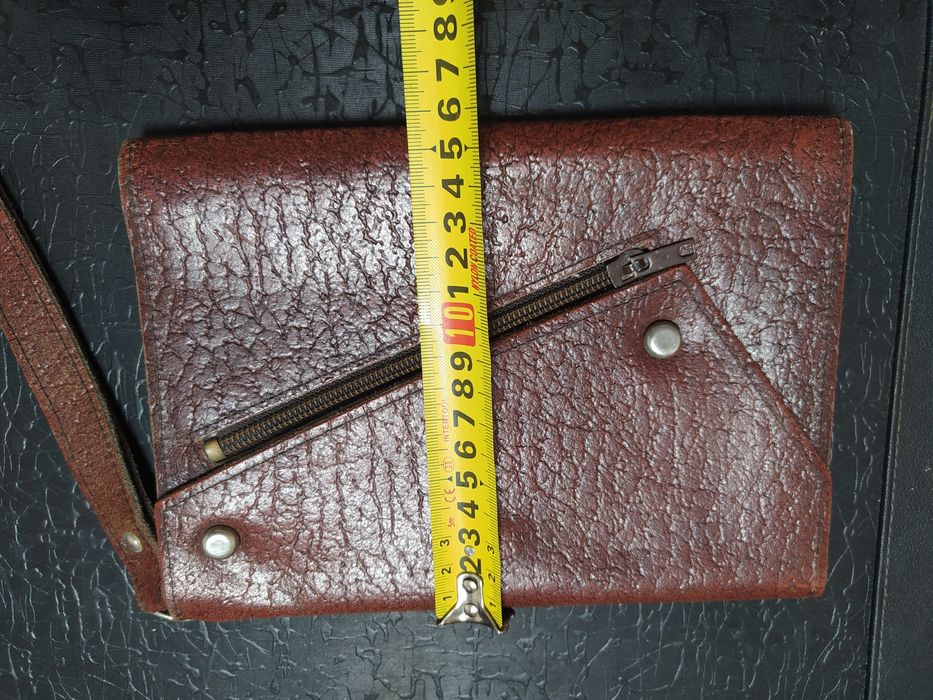 Барсетка кожаная,винтаж.