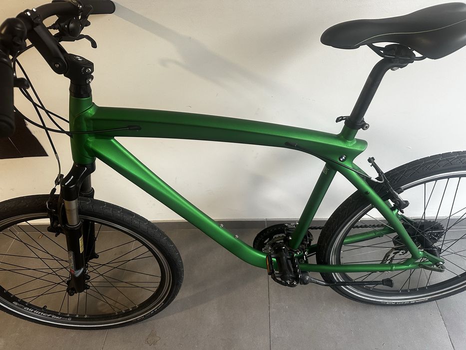Bicicleta bmw verde