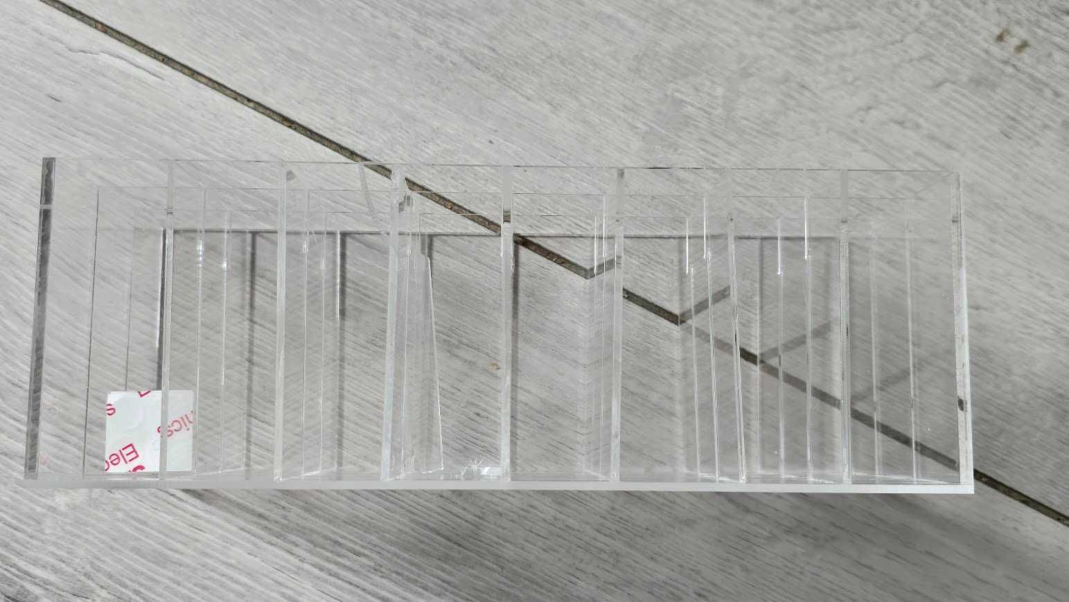 DRERIO Organizer na szminkę błyszczyk z 24 przegródkami akrylowe etui