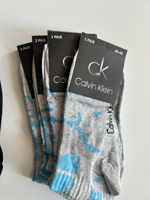 12 par bawełnianych skarpetek cK 36-40