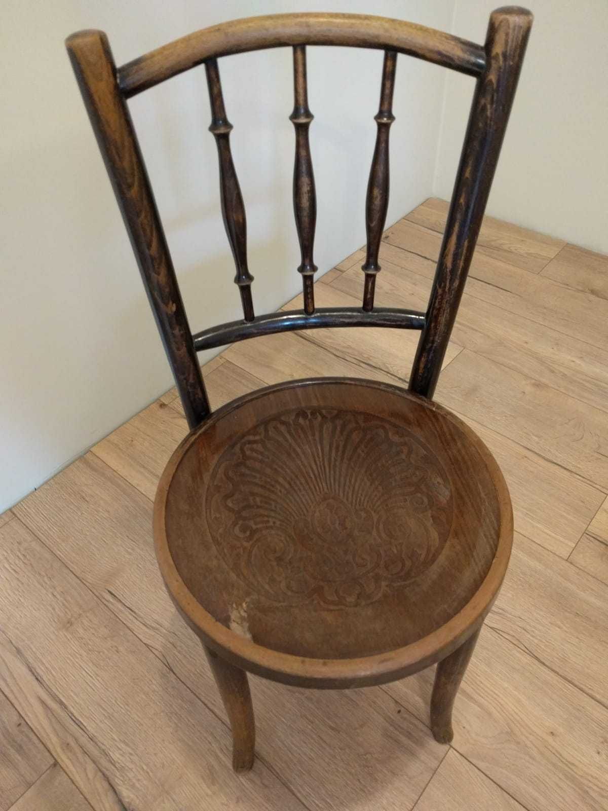 Stare drewniane krzesło Thonet ok. 1900/1930