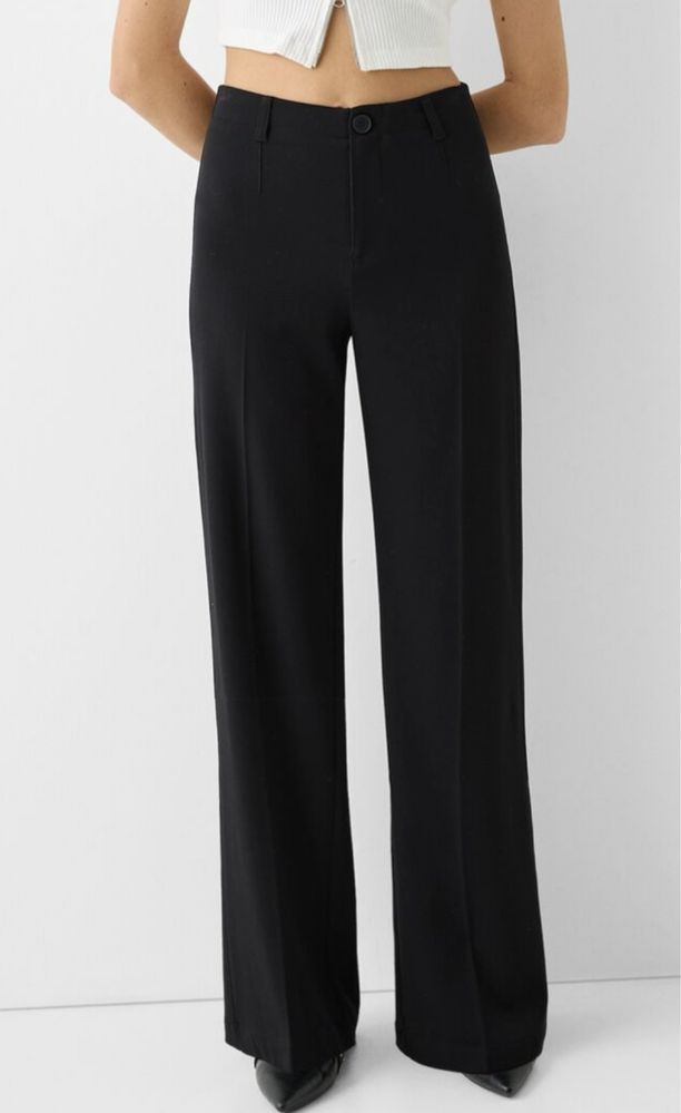 Spodnie bershka wide leg