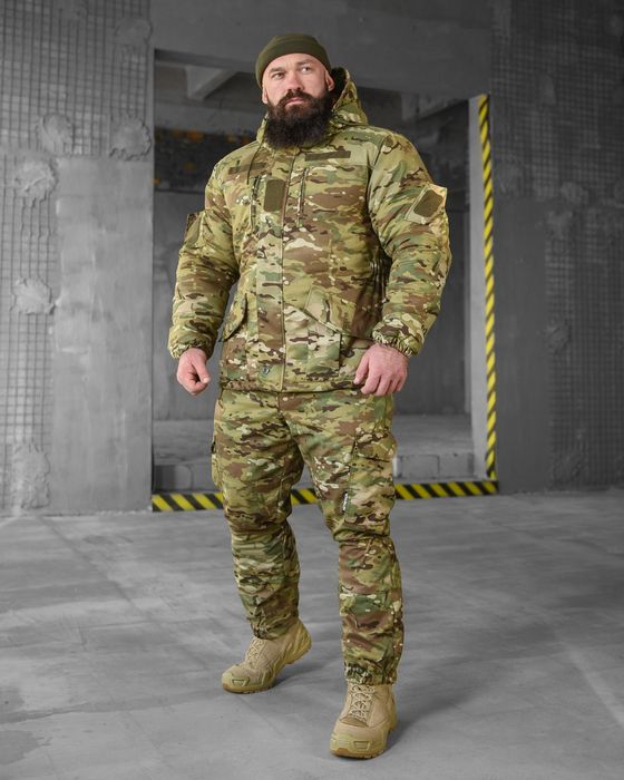 Зимовий військовий костюм гірка мультикам 7.62, зимняя форма мультикам