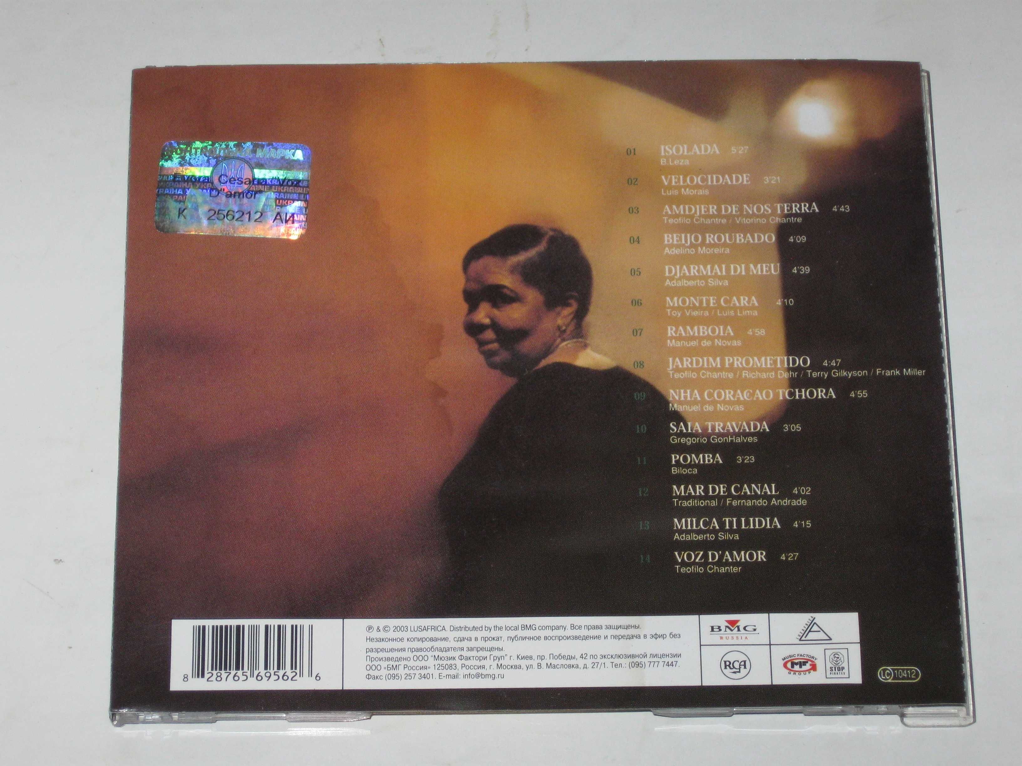 Cd диск Cesaria Evora – Voz D'Amor / Latin, Folk, World Country (2003)