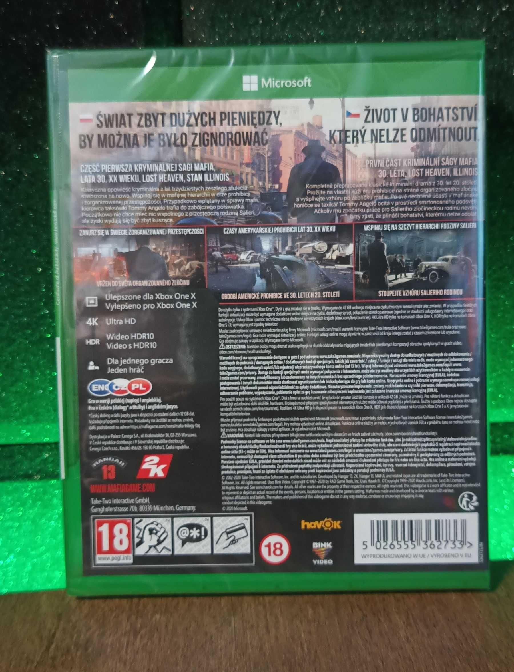 Mafia: Definitive Edition Xbox One S / Series X legendarna strzelanka