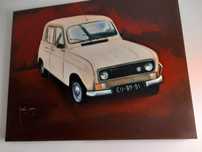 Renault 4L "Quadro a Óleo"
