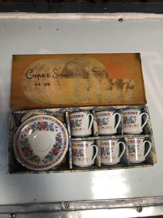 Stara chinska porcelana, filizanki do espreso