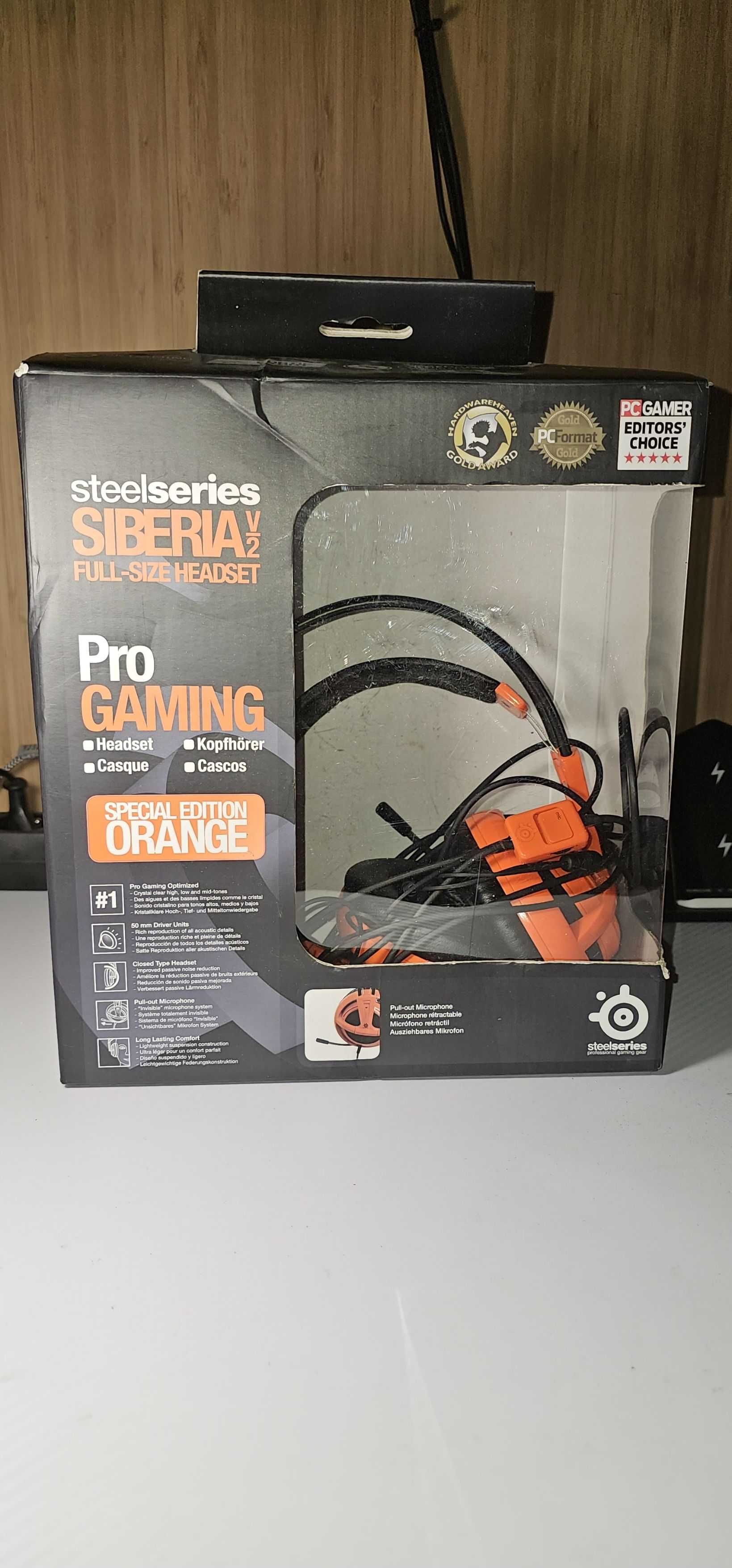 Słuchawki przewodowe z mikrofonem SteelSeries SIBERIA V2