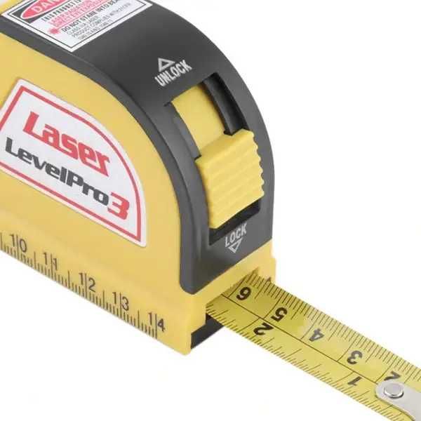 Лазерний рівень Easy Fix Laser Level Pro 3 з вбудованою рулеткою