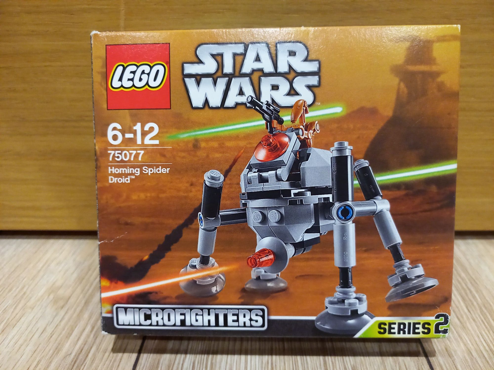 LEGO Star Wars 75077 Homing Spider Droid -Droid-pająk 2015 r. Jak nowy