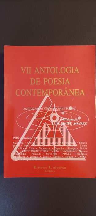 Livro de poesia "VII Antologia de Poesia Contemporânea"