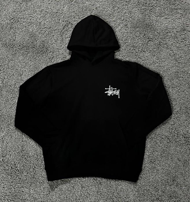 Худі Stussy / Чорне худі Стусі унісекс / Худи Стуси