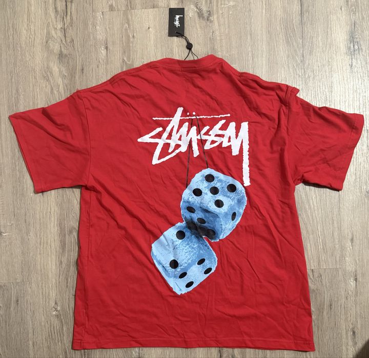 Tee Stussy Dice Red