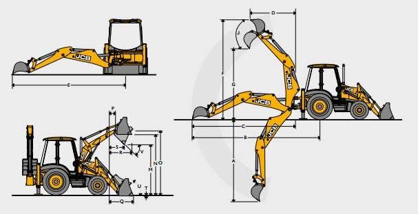 Послуги/оренда/послуги/екскаватора-навантажувача JCB 3 CX + гідромолот