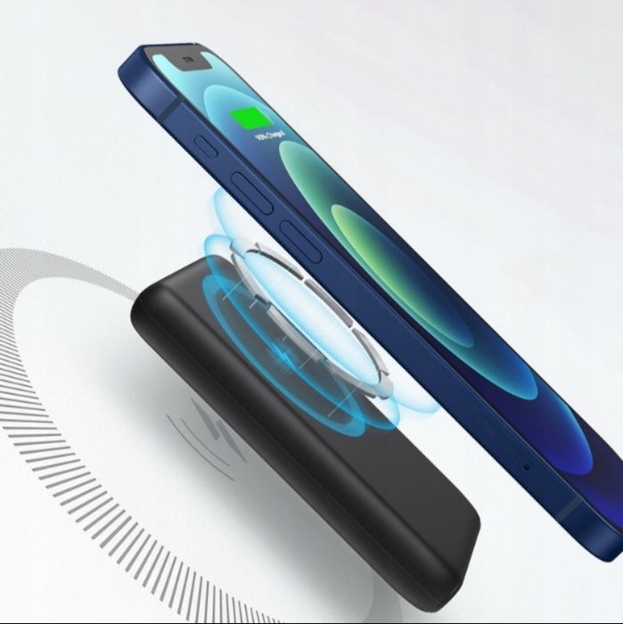 Magnetyczny Powerbank Anker 5000 mAh czarny nowy super cena