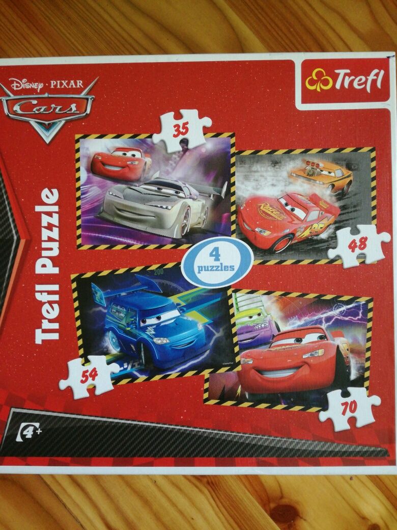 Puzzle Zygzak mc Queen 4w1