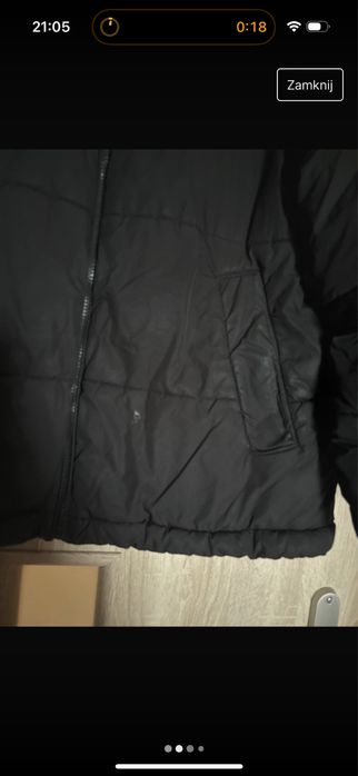 kurtka puchowa czarna