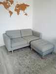 Sofa i podnóżek Landskrona Ikea