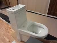 Aqualine Hygie PG104W kompakt WC z umywalka