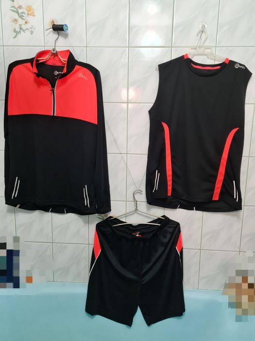 Спортивный Костюм для Бігу Mi-Fit Шорти XL Майка L Куртка L Олімпійка