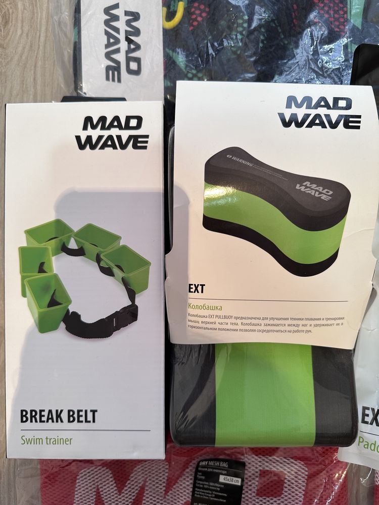 Paddles finger лопатки гребні, Mad Wave black