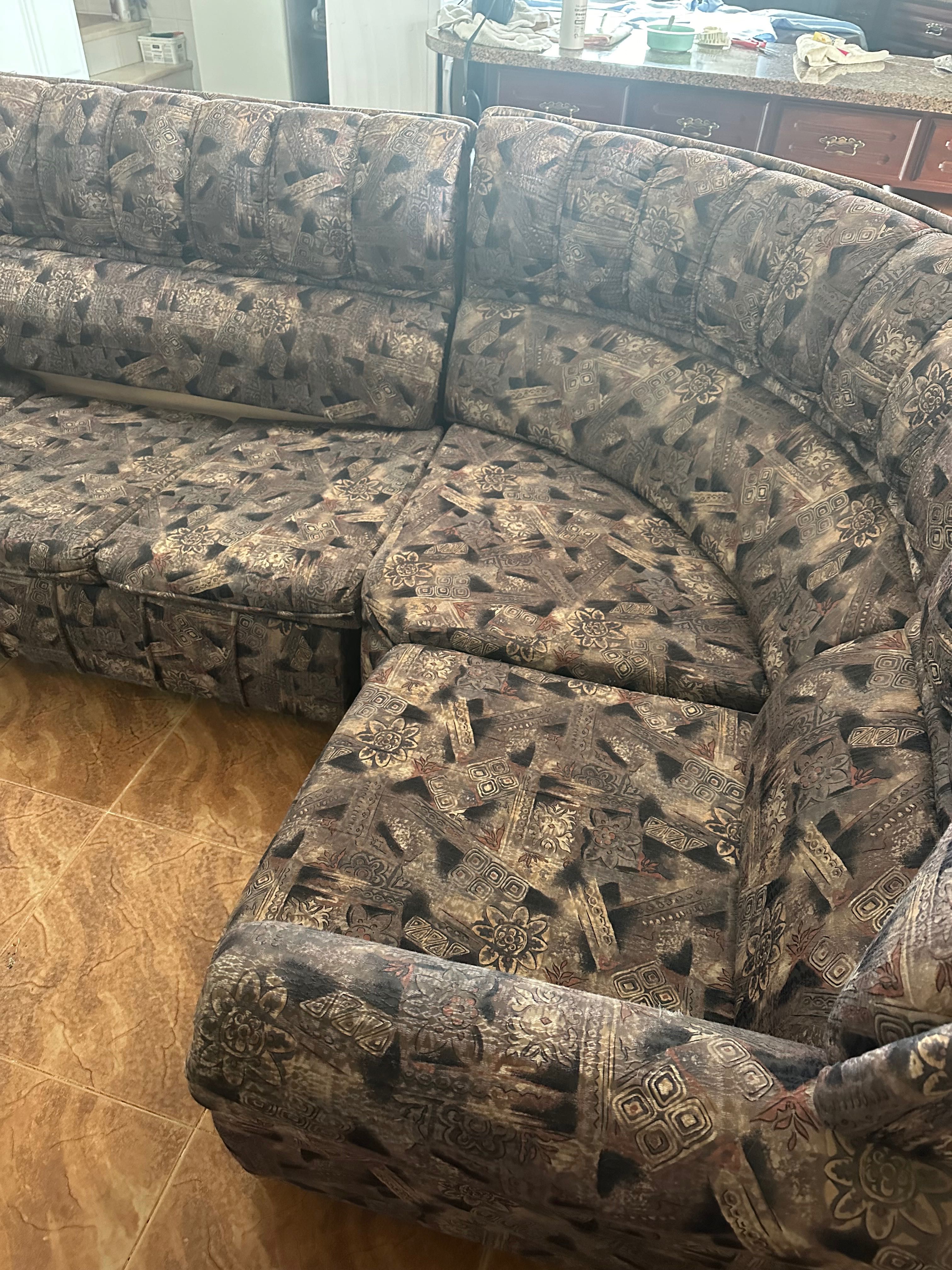 Sofa de canto usado