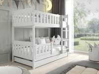 Łóżko dla 2 dzieci sosnowe piętrowe LILA 160x80 - materace GRATIS
