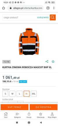 Kurtka robocza XXL Mascot BHP