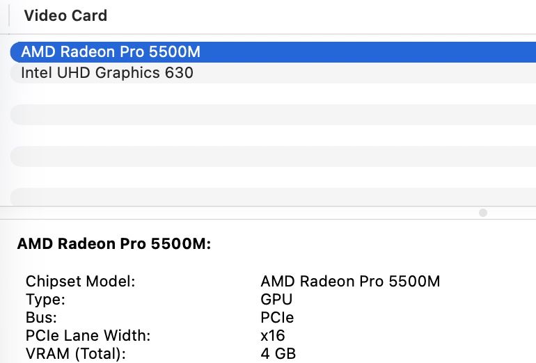 MacBook Pro 16 2019 i9 32Gb 1Tb Radeon 5500 4Gb