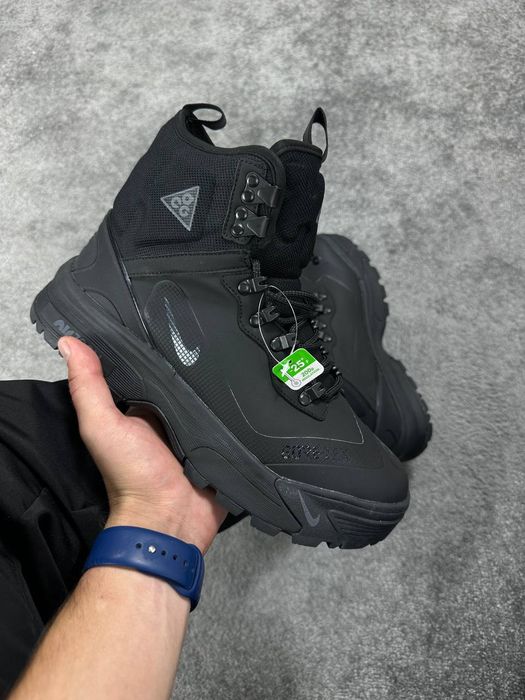 Кросівки чоловічі Nike ACG Zoom Gaiadome Gore Tex (чорні і чорно білі)