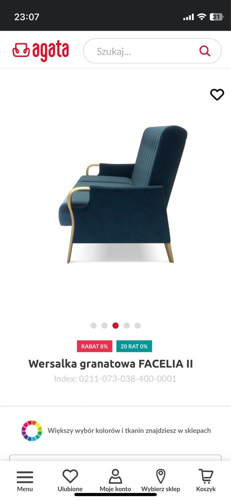 Wersalka faciela