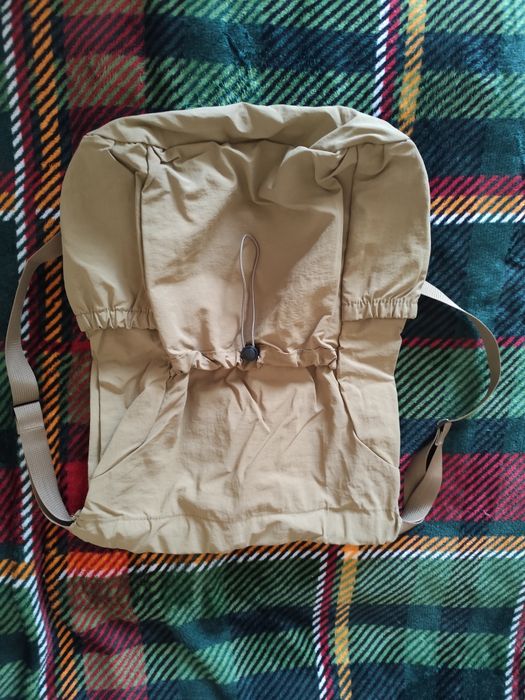 Plecak unisex składany, 42x35 cm, kolor: khaki