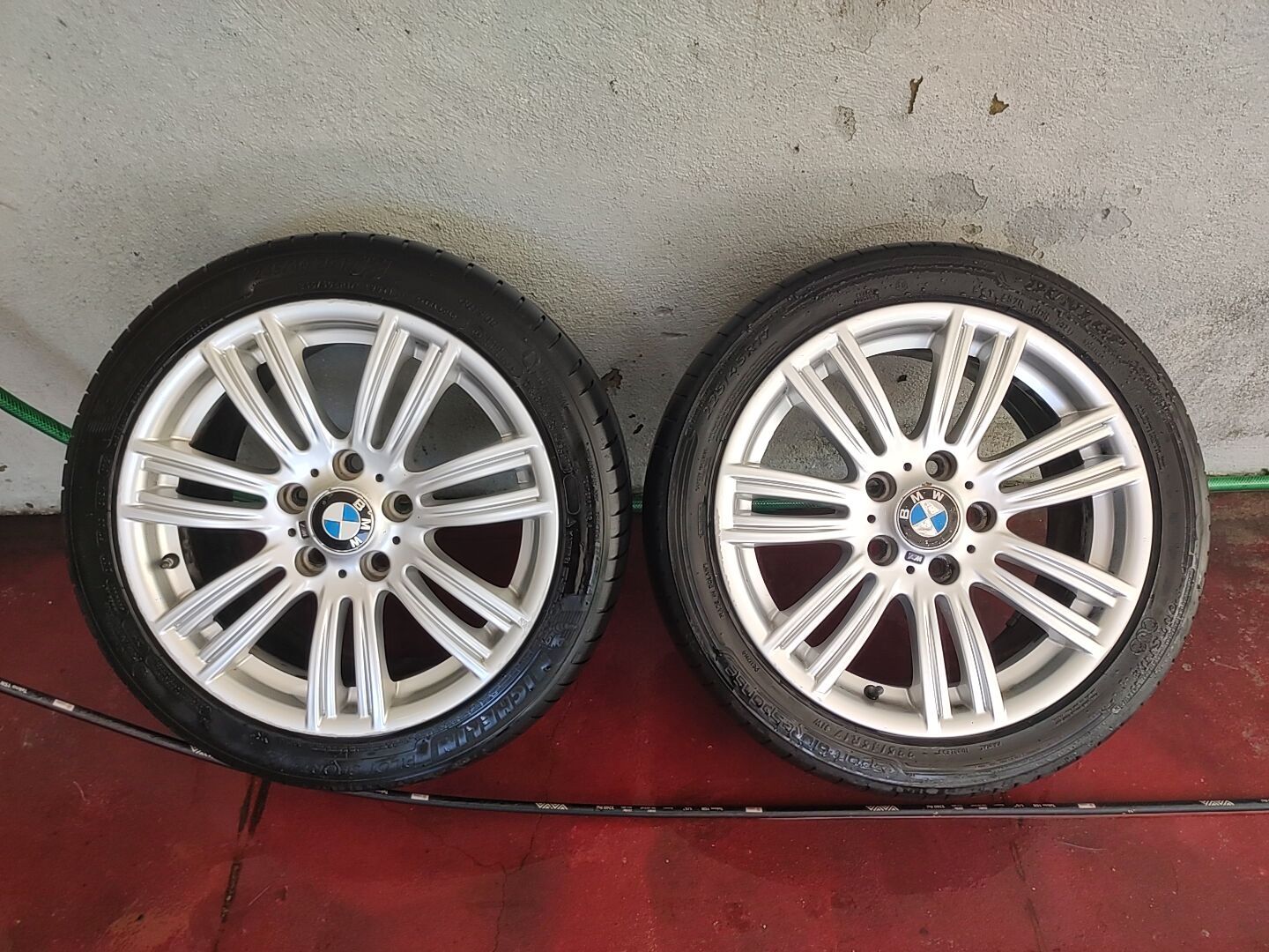 Vendo jantes BMW 17 kit m original 5x120 com pneus