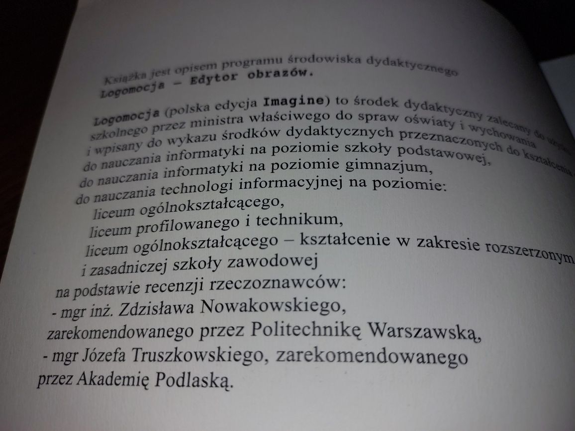 Imagine Logomocja Wprowadzenie do LOGO Edytor postaci LOGOMOCJI =20zł.