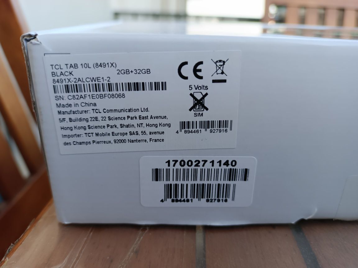 Tablet android TCL