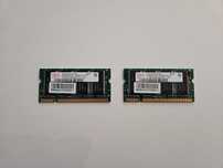 Pamięć RAM, 2szt, 256MB DDR 333MHz do laptopa