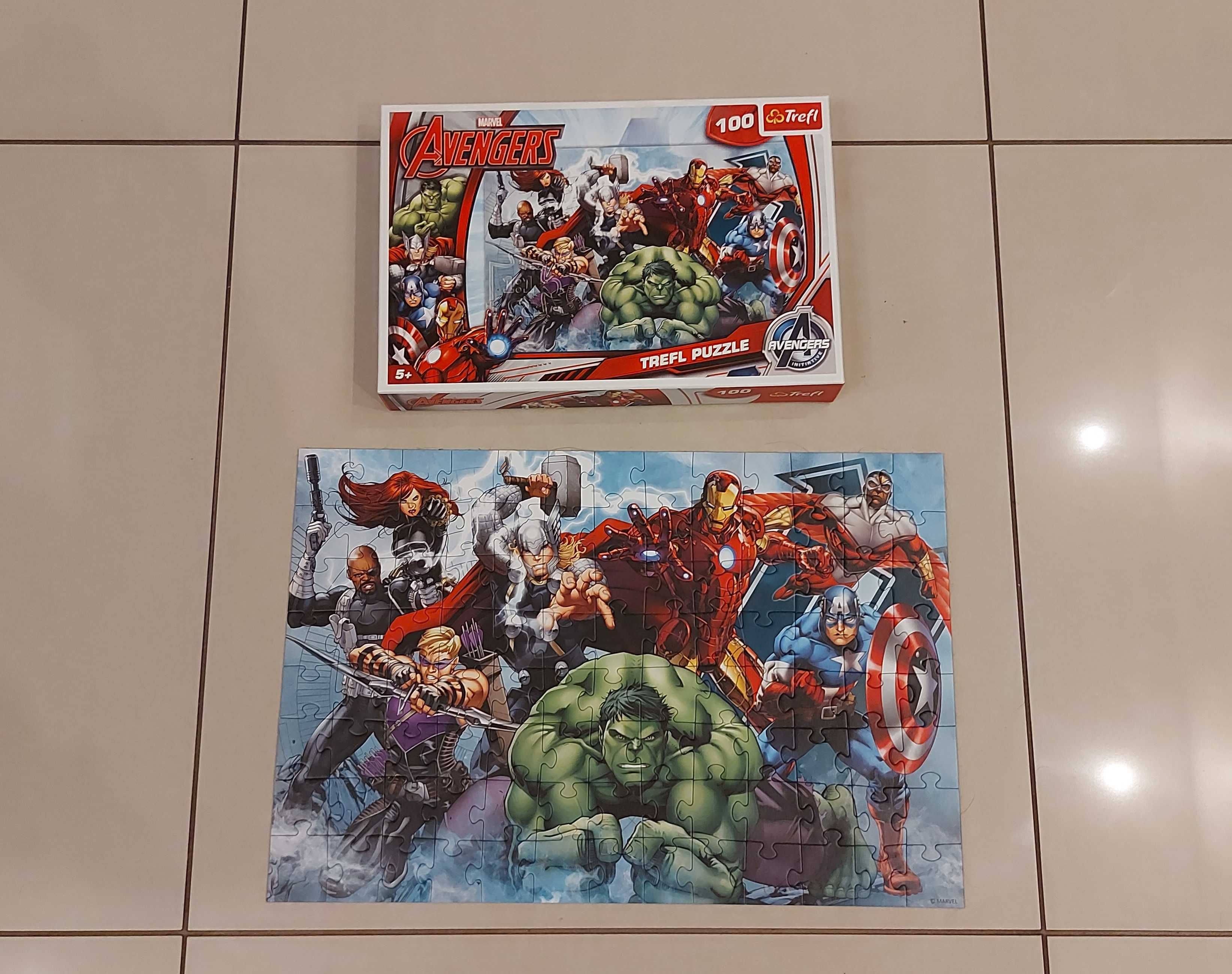 Zestaw puzzli Avengers, Star Wars i inne