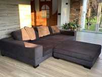 Zestaw wypoczynkowy, sofa, narożnik, kanapa - duży, wygodny,