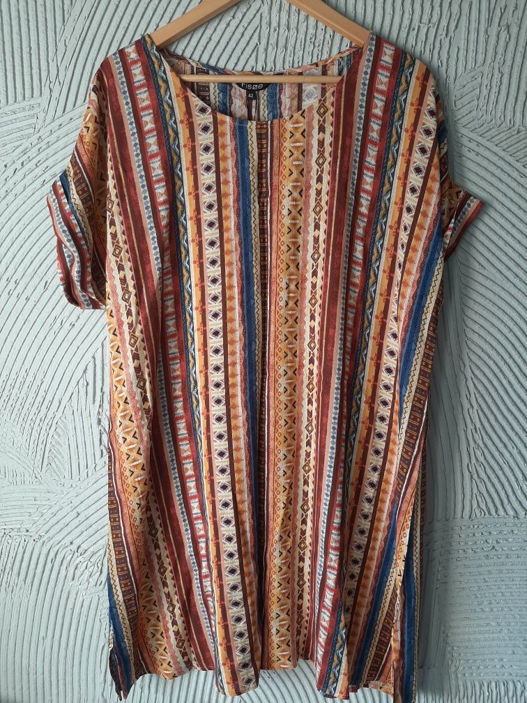 Tunika/ sukienka boho Risoe nowa xl 100% wiskoza