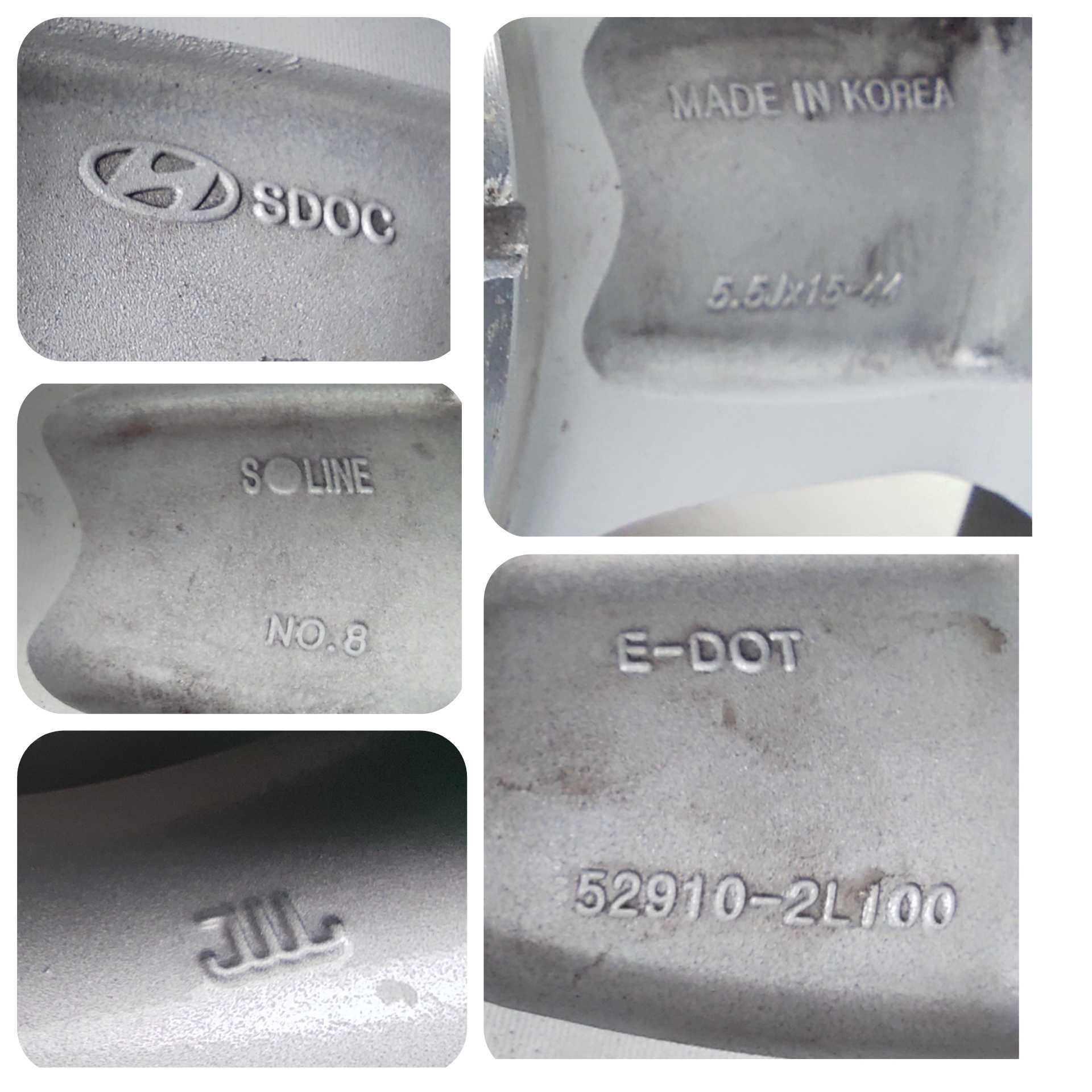 Felga aluminiowa 5,5Jx15 ET44 5x114,3 Hyundai i30